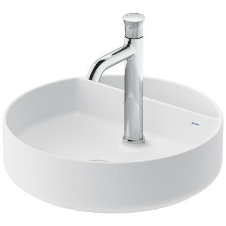 Настольная раковина - 238046 - DURAVIT - из керамики / глянцевая / круглая
