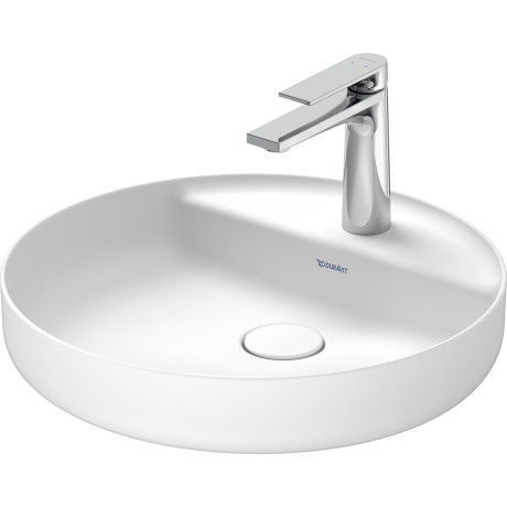 Настольная раковина - 266246 - DURAVIT - из керамики / глянцевая / круглая