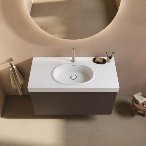 Подвесная раковина - BALCOON  - DURAVIT - из керамики / матовая отделка / с антибактериальным покрытием