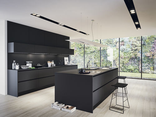 Современная кухня - LAMINA 1.0 - Record Cucine - из ламината / островного типа / без ручки