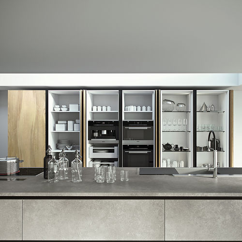 Современный шкаф для хранения для кухни - LAMINA 5.0 - Record Cucine - из дерева