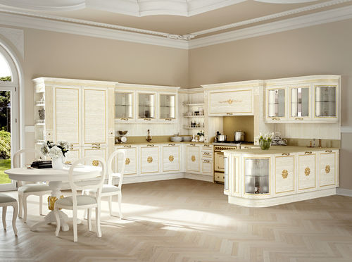 Классическая кухня - CA'NOVA 2.0 - Record Cucine - из ясеня / из мрамора / в форме U