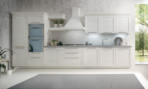 Современная кухня - GINEVRA 3.0 - Record Cucine - из дуба / с ручками / матовая