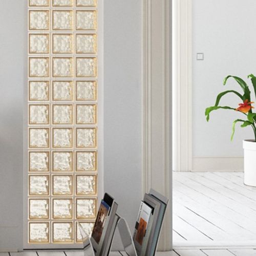 Квадратный стеклоблок - MG/S VERY NATURAL BRONZE - SEVES GLASSBLOCK - для ванной комнаты / для внутренней стенки / цветной