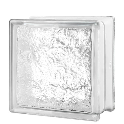Прямоугольный стеклоблок - 884 CORTINA - SEVES GLASSBLOCK - изогнутый / настенный / самоочищающийся