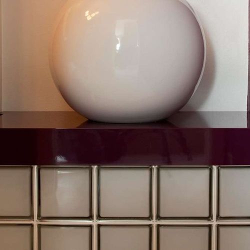 Квадратный стеклоблок - AGATA Q19  - SEVES GLASSBLOCK - металлизированный / гладкий / для пола