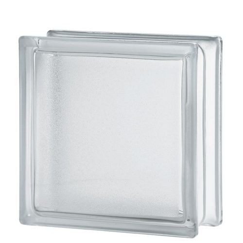 Квадратный стеклоблок - CLEAR 19/8 ALLBEND  - SEVES GLASSBLOCK - прямоугольный / изогнутый / гладкий