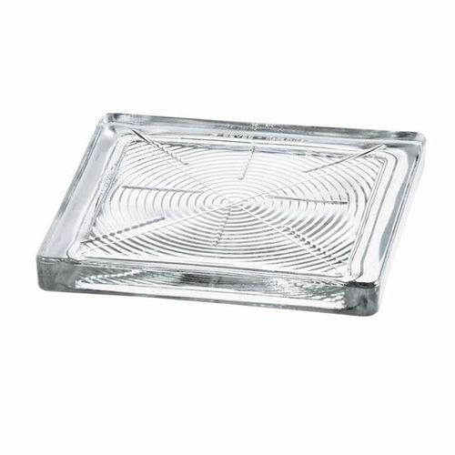 Напольная плитка из стекла - B 2020/2 CIRCLES - SEVES GLASSBLOCK - для наружного применения / текстурированная / прозрачная