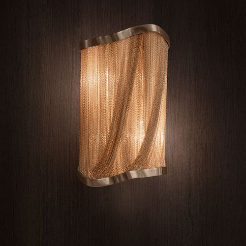 Современный настенный светильник - ATLANTIS: J04A - TERZANI - для интерьера / из металла / фиксированный
