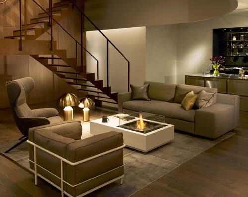 Садовая жаровня на биоэтаноле - MANHATTAN 50 - EcoSmart Fire - газовая / из бетона / из нержавеющей стали