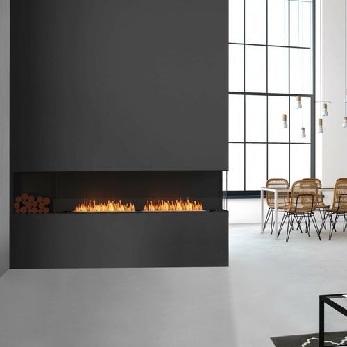 Угловая топка для камина - FLEX RIGHT CORNER - EcoSmart Fire - на биоэтаноле / из стали / современная