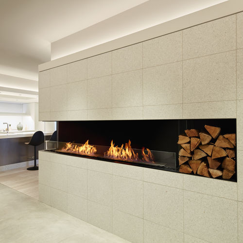 Угловая топка для камина - FLEX LEFT CORNER - EcoSmart Fire - на биоэтаноле / из стали / современная