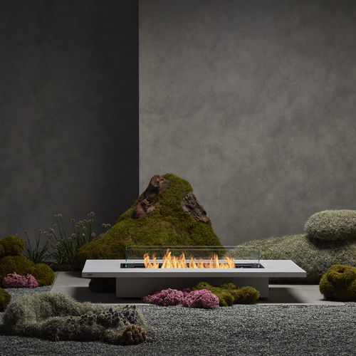 Газовая садовая жаровня - Daiquiri 70 - EcoSmart Fire - на биоэтаноле / из бетона / прямоугольная