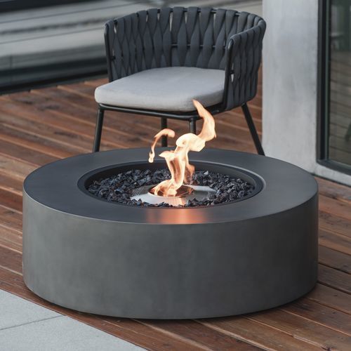 Газовая садовая жаровня - ARK 40 - EcoSmart Fire - на биоэтаноле / из бетона / из нержавеющей стали
