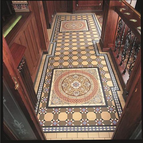 Плитка из керамики - PALMERSTON 36 TILE SET - ORIGINAL STYLE - полированная / для интерьера / напольная