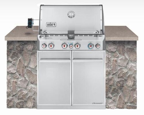 Газовое барбекю - SUMMIT® S-460™  - Weber USA - фиксированное / из нержавеющей стали