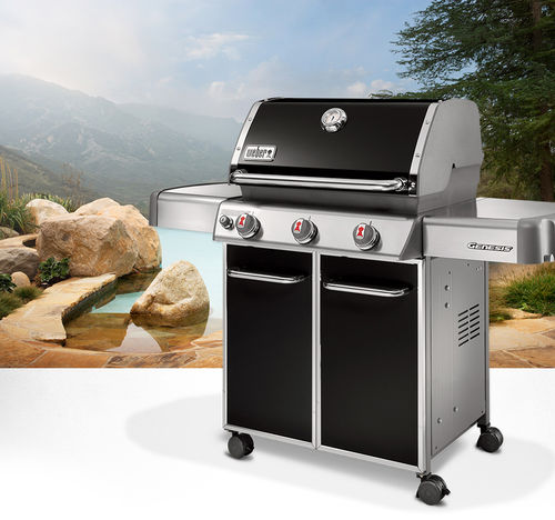 Газовое барбекю - GENESIS® E-310 - Weber USA - на роликах / из стали