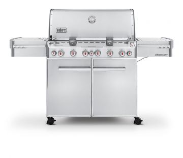 Газовое барбекю - SUMMIT® S-670™ - Weber USA - на роликах / из нержавеющей стали