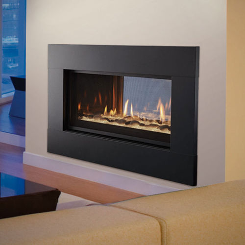 Газовый камин - MEZZANINE - heatilator - встраиваемый / с закрытой топкой / из стекла