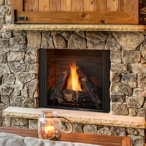 Газовый камин - COURTYARD - heatilator - встраиваемый / Односторонний / с закрытой топкой
