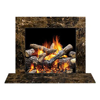 Современная Отделка для камина - MARRON BROWN - heatilator - из мрамора