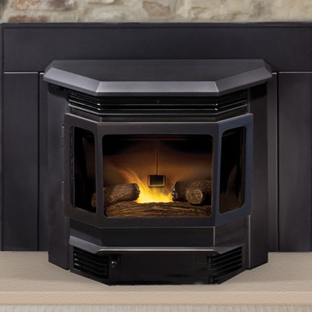 Топка для камина с 3 поверхностями - CLASSIC BAY 1200 - QUADRA-FIRE - на пеллетах