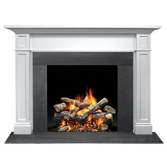 Классическая облицовка камина - ACADIA FLUSH - QUADRA-FIRE - из мрамора