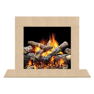 Современная Отделка для камина - BEIGE - QUADRA-FIRE - из камня