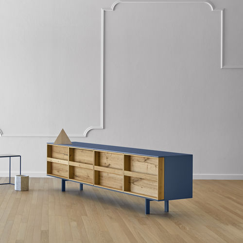 Современный буфет - Ramblas - miniforms - из лакированной древесины / из дуба / из орехового дерева