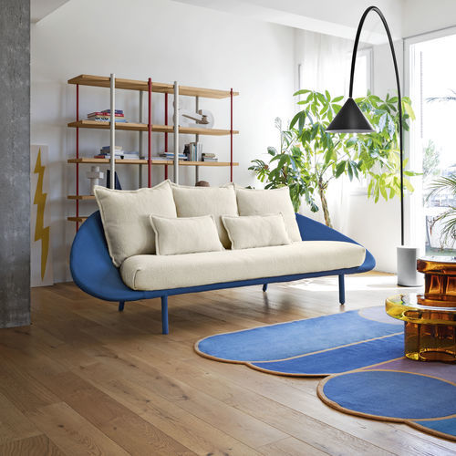Современный диван - Lem - miniforms - из ткани / из кожи / со съемной подушкой
