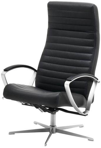 Современное кресло - WING  - BoConcept - из кожи / из ткани / с регулируемым наклоном