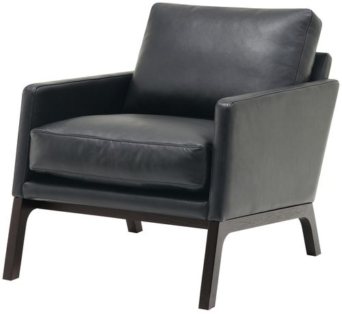 Современное кресло - MONTE - BoConcept - из кожи / из ткани / из дерева
