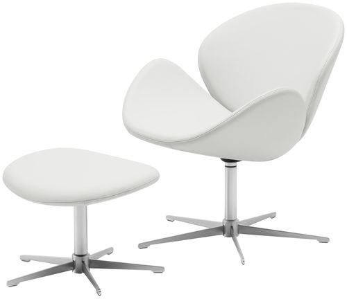 Современное кресло - OGI - BoConcept - из кожи / из ткани / из стали