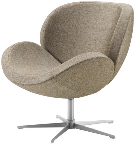 Современное кресло - SCHELLY - BoConcept - из кожи / из ткани / из стали