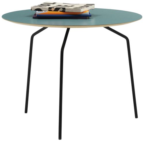 Современный вспомогательный столик - FULDA - BoConcept - из ламината / круглый / для бытового использования