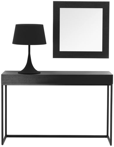 Современный стол-консоль - BREST - BoConcept - из МДФ / прямоугольный / с выдвижным ящиком