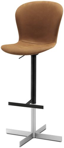 Современный барный стул - ADELAIDE - BoConcept - для интерьера / из ткани / из кожи