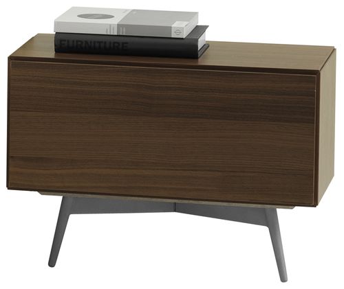 Современный ночной столик - LUGANO - BoConcept - из МДФ / из стали / прямоугольный