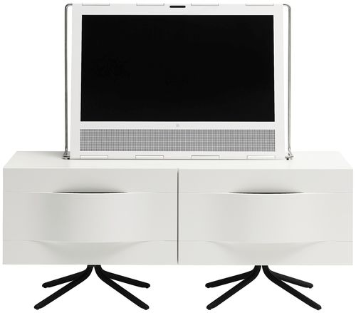 Современная тумба под телевизор - OTTAWA - BoConcept - из лакированной древесины / из МДФ / белая