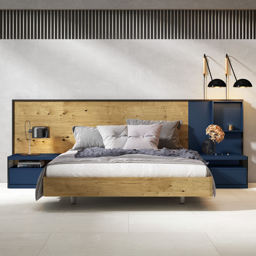 Изголовье кровати для двуспальной кровати - EVER: Comp. 102 - MUEBLES MESEGUE, S.A. - современное / из дерева / обитое