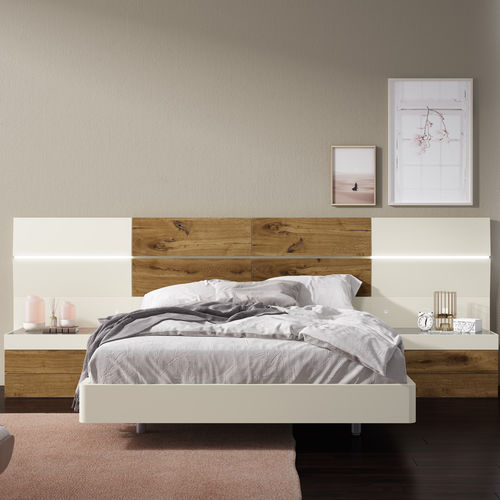 Изголовье кровати для двуспальной кровати - TRAP: comp.103 - MUEBLES MESEGUE, S.A. - современное / из дерева / по индивидуальному заказу