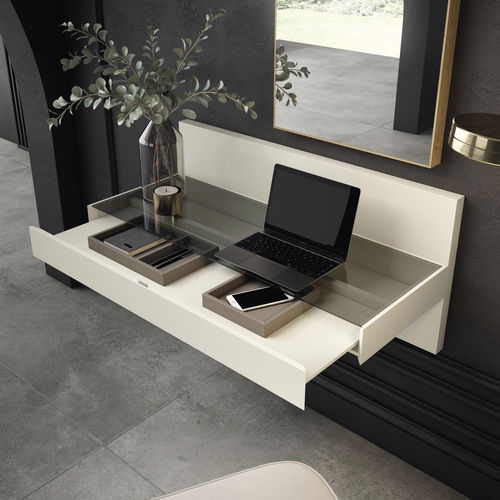 Современный туалетный столик - TOP - MUEBLES MESEGUE, S.A. - из фанерованной древесины / из лакированной МДФ / из стекла