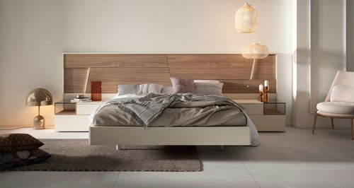 Изголовье кровати для двуспальной кровати - COLLAGE: comp.132 - MUEBLES MESEGUE, S.A. - современное / из дерева / по индивидуальному заказу