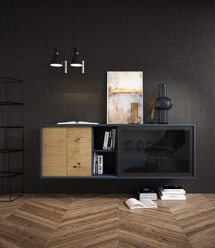 Настенный буфет - COMBI - MUEBLES MESEGUE, S.A. - современный / из дерева / на заказ