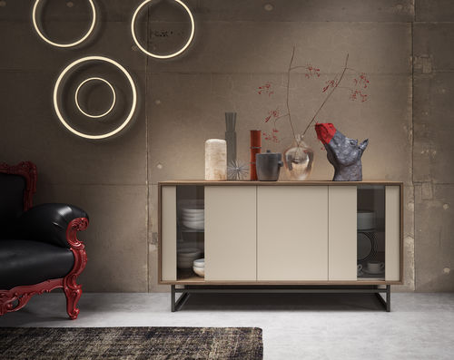 Современный буфет - BOOK - MUEBLES MESEGUE, S.A. - из дерева / на заказ / модульный