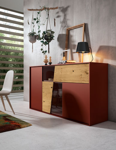 Современный буфет - P - MUEBLES MESEGUE, S.A. - из дерева / на заказ / модульный