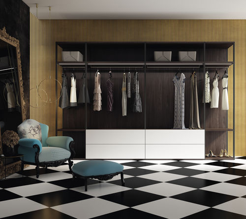 Модульная гардеробная - REALLY 101 - MUEBLES MESEGUE, S.A. - современная / из дерева / из металла