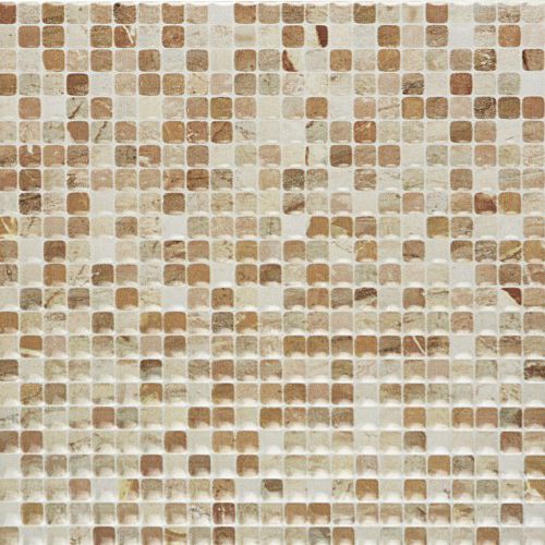 Плитка имитация мозаики - LINHA BRILHO HD : MARSELHA BEIGE - 55540 - Angelgres Revestimentos Ceramicos Ltda. - из керамогранита / рельефная / для интерьера