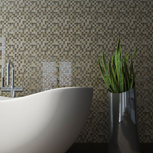 Плитка из стекла - SERIES PIETRA CRISTAL - Interceramic - из натурального камня / для кухни / для ванной комнаты