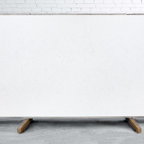 Плита из камня из кварцита - Carrara Misty - Marble Systems - для стены / полированная / имитация мрамора